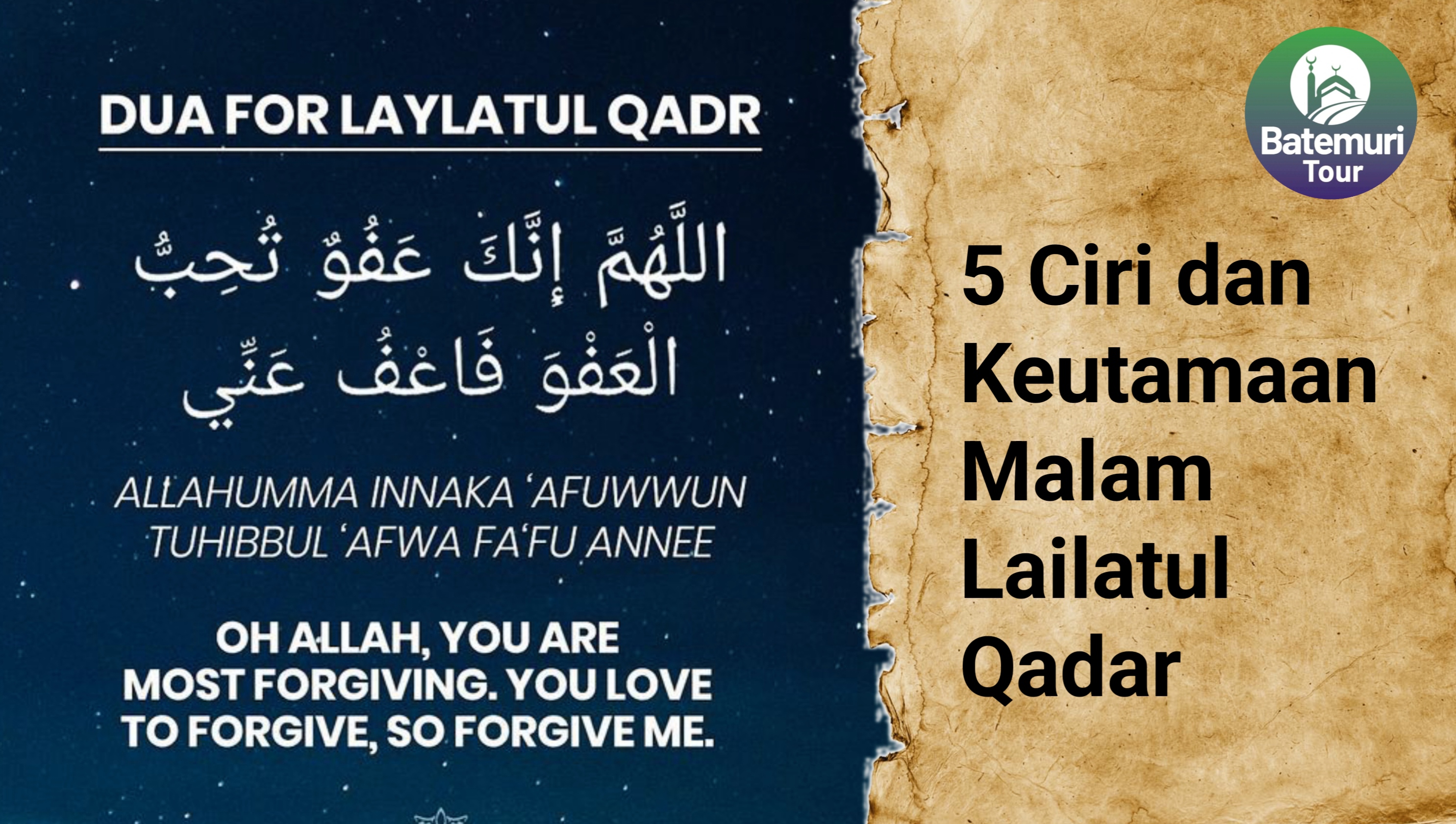 5 Ciri dan Keutamaan Malam Lailatul Qadar